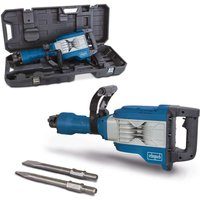 Abbruchhammer AB1900 Scheppach - 60J Schlagkraft | 1900W | inkl. Spitz- & Flachmeißel und Koffer