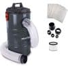 Absauganlage PX-AS-100 Practixx -1200W | Luftleistung 215 m³/h | 65L Füllmenge Metallbehälter | 2m Schlauch Ø100mm | inkl. Filterpatrone