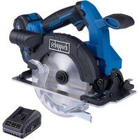 Akku-Handkreissäge BC-HCS165-X Scheppach - Sägeblatt Ø165mm | Schnitttiefe max. 55mm bei 45° | LED | inkl. 2Ah Akku + 2
