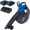 Akku-Laubsauger/-bläser BC-BLV720-X Scheppach | Brushless | Luftgeschwindigkeit 210 km/h | 45L