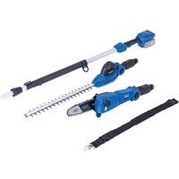 Akku-Multifunktionsgerät C-PHTS410-X Scheppach | Schnittlänge Heckenschere/Hochentaster 410/180 mm