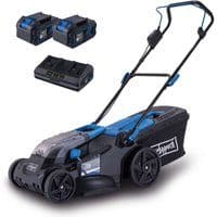 Akku-Rasenmäher BC-MP430-X Scheppach | 43cm Schnittbreite | für 600-700 m2 | 50L Korb | Set