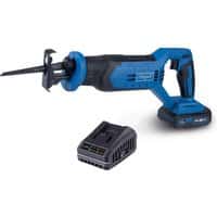 Akku-Säbelsäge C-RS100-X Scheppach | Hublänge 20 mm | Schnitttiefe 115mm | Hubzahl 0-2800min-1 | LED | inkl. 2Ah Akku + 2