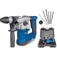 Bohrhammer DH1300 Plus Scheppach - 230V | 5J | 1250W | inkl. Koffer & Bohrer- & Meisselset