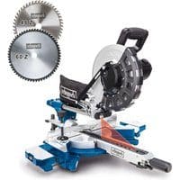 Kappzugsäge HM254 Scheppach - inkl. 2. Sägeblätter | 2000W | 340mm Schnittbreite | 90mm Schnitthöhe