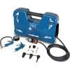Kompressor Aircase Scheppach - 8 bar | 2L Tank | 180L/min Ansaugleistung | ölfrei & tragbar | inkl. 12-tlg. Zubehörset