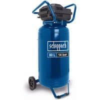 Kompressor stehend HC85V Scheppach - 14 bar | 330 l/min | ölfrei | 2x Manometer / 2x Kupplung