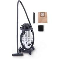 Nass- Trockensauger WDV30V2-BE Scheppach - 1200W | 30L Behälter | Ausblasfunktion | 9tlg. Zubehör