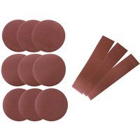 Schleif Set Scheppach - 12-teilig | 3x Schleifpapier | 1x Schleifband