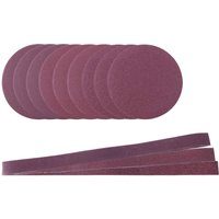 Schleif Set Scheppach - 12-teilig | 3x Schleifpapier | 1x Schleifband