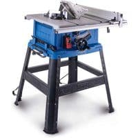 Tischkreissäge HS105 Scheppach - 2000W | 90mm Schnitthöhe | Ø255mm | schwenkbar bis 45° | 640x920mm Tischverbreiterung | inkl. Querschneidlehre