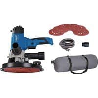 Wand- und Deckenschleifer DS200 Scheppach - Ø215mm | 1200W | inkl. 6x Schleifscheiben & Zubehör