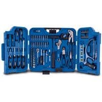 Werkzeugkoffer TB99 Scheppach - 90-tlg. Werkzeugset bestückt | Klappkoffer | Universal Handwerkzeug