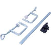 Zubehör Set Paket Tauchsäge Scheppach - Rückschlagsicherung - 2 x Schraubzwingen - Schienenverbinder