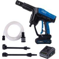 Akku Hochdruckreiniger C-HPG35X Scheppach - 20V | 35bar | 180 L/h Durchflussmenge | 6m Schlauchlänge | inkl. 2Ah Akku + 2