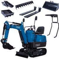 Benzin Mini Bagger EXC815 XXL Set Scheppach - 8
