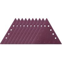Schleifpapier-Dreieckig K=80 Satz=10 Stück