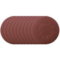 Schleifpapier Set rund Scheppach - 10 teilig | Ø 215 mm | K 180 Satz=10 Stück