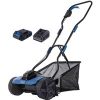 Akku-Spindelmäher C-SPM380-X Scheppach - 20V | 38cm Schnittbreite | 45L | inkl. 2Ah Akku + Ladegerät