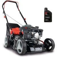 Benzinrasenmäher RM420 Scheppach - 3.3PS | 420mm Schnittbreite | 45L Fangbox | bis zu 800m²