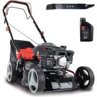 Rasenmäher MS150-42 scheppach - inkl. 2. Mäh-/ Mulchmesser + 1 Liter Rasenmäheröl
