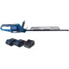 Akku Heckenschere BC-HT720-X Scheppach | Brushless | Schnittlänge 650mm | Schnittstärke 30mm | inkl. 2x 2Ah Akku + 2