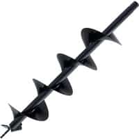 Bohrer Ø 200 mm Scheppach Erdbohrer Bohreraufsatz passend für Benzin Erdbohrer EB2000 / EB1700 | Durchmesser 200mm | Bohransatz Ø12x50