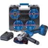 Mobile Werkstatt C-ATB15/1-X Scheppach - 20V | 125mm Durchmesser | 2500-10000min-1 Drehzahl | Koffer u. 15tlg. Zubehörset | inkl. 4Ah Akku & Ladegerät