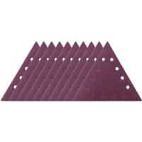 Schleifpapier-Dreieckig K=80 Satz=10 Stück