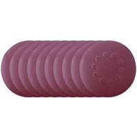 Schleifpapier Set rund Scheppach - 10 teilig | Ø 215 mm | K 100 Satz=10 Stück