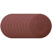 Schleifpapier Set rund Scheppach - 10 teilig | Ø 215 mm | K 180 Satz=10 Stück