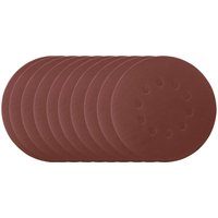 Schleifpapier Set rund Scheppach - 10 teilig | Ø 215 mm | K 240 Satz=10 Stück