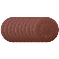 Schleifpapier Set rund Scheppach - 10 teilig | Ø 215 mm | K 80 Satz=10 Stück