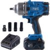 1/2 Zoll Akku-Schlagschrauber BC-IW1350-X Scheppach - 20V | 500-1900bpm Schlagzahl | 3 Stecknüsse | inkl. 4Ah Akku + 2