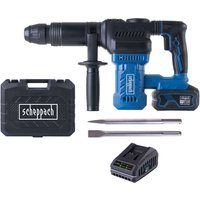 Akku Abbruchhammer BC-AB1500-X Scheppach - 20V | 9 Joule | 3400 Schläge/min | SDS-Max | 360° Handgriff | LED-Leuchte | inkl. 4Ah Akku + 2