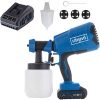 Akku-Farbsprühsystem C-APS700-X Scheppach - 20V | 1000ml Füllmenge | 3 Sprühbilder | 700 ml/min Durchflussmenge | inkl. 2Ah Akku + 2