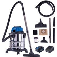 Akku Nass-/Trockensauger C-NTS20-X Scheppach - 20V | 20L Behälter | 10kPa Absaugleistung | 1