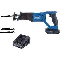 Akku-Säbelsäge BC-RS280-X Scheppach - 20V | 28mm Hublänge | 0-3000 min-1 Hubzahl | LED-Leuchte | inkl. 2Ah Akku + 2