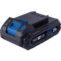 Akku SBP2.0 Scheppach - 20V/2Ah | 3-stufige LED-Anzeige | gummiertes Gehäuse | Ladezeit ca. 35-60 Min. | geringes Gewicht