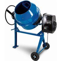 Betonmischer MIX125 scheppach - 230V | 550W | 125L | Zahnräder aus Guss