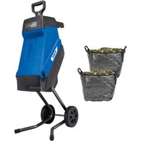 Elektrohäcksler GS55 Scheppach - 2400W | 45L Fangsack | 45mm Schnittstärke | inkl. große Räder