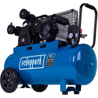 Kompressor HC550TC 230V Scheppach - 10bar | 100L | 3PS | 550L/min Ansaugleistung | Fahrvorrichtung