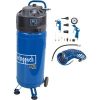 Kompressor stehend HC51V Scheppach - 1500W | 50L Kessel | 10bar | inkl. 13tlg. Zubehörset & 10m Schlauch