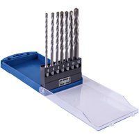 SDS-Plus Hammerbohrer Set Scheppach - 7-tlg. | Ø 5/6/2x8/10/12 | x 160 mm