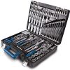 Werkzeugkoffer TB217 Scheppach - 217-tlg Werkzeug Set | Werkzeugkiste gefüllt | Steckschlüsselsatz